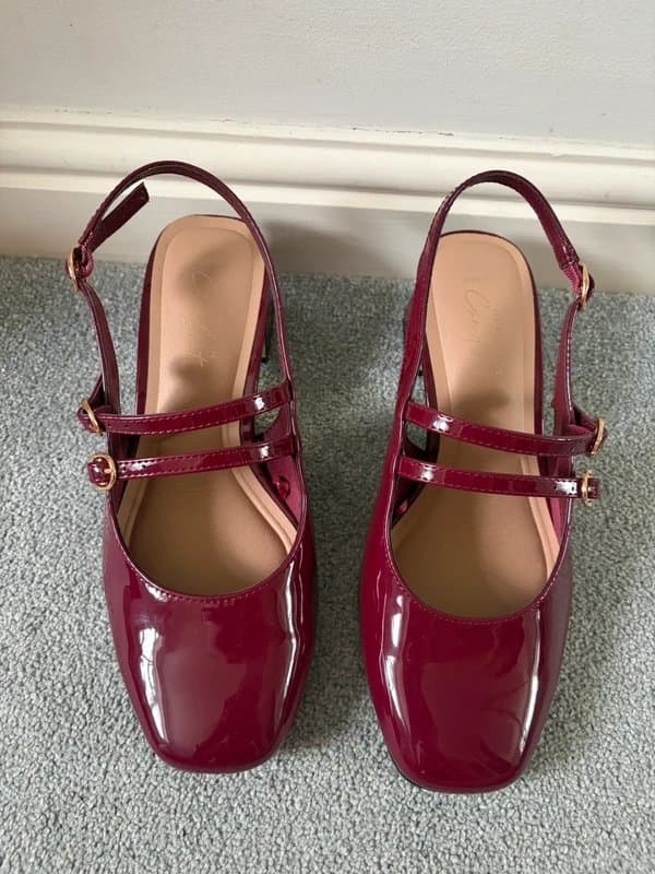 New Look New look patent red Mary Jane’s wide fit size 5
