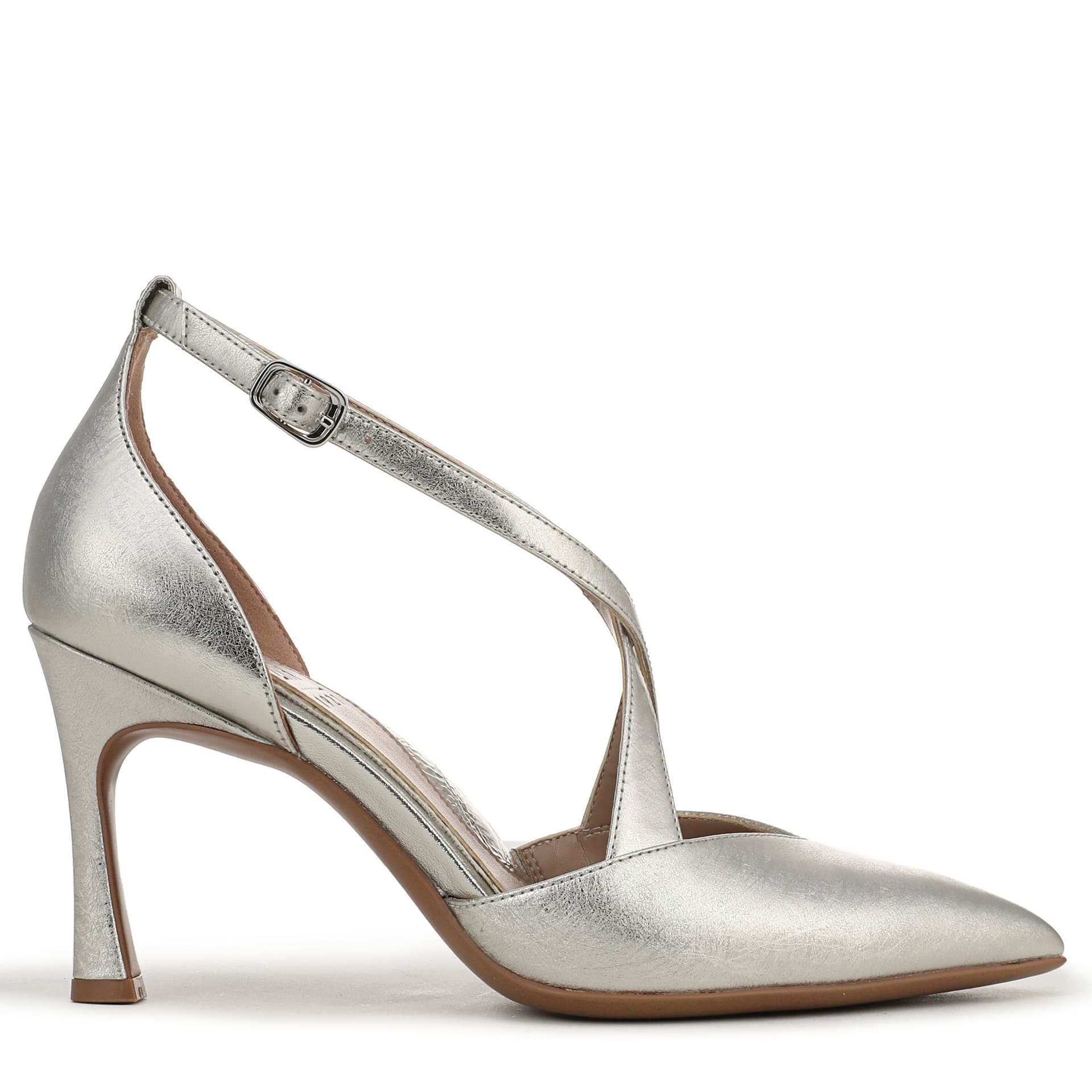 Naturalizer Naturalizer Women's Angelina Strappy Heels in Silver