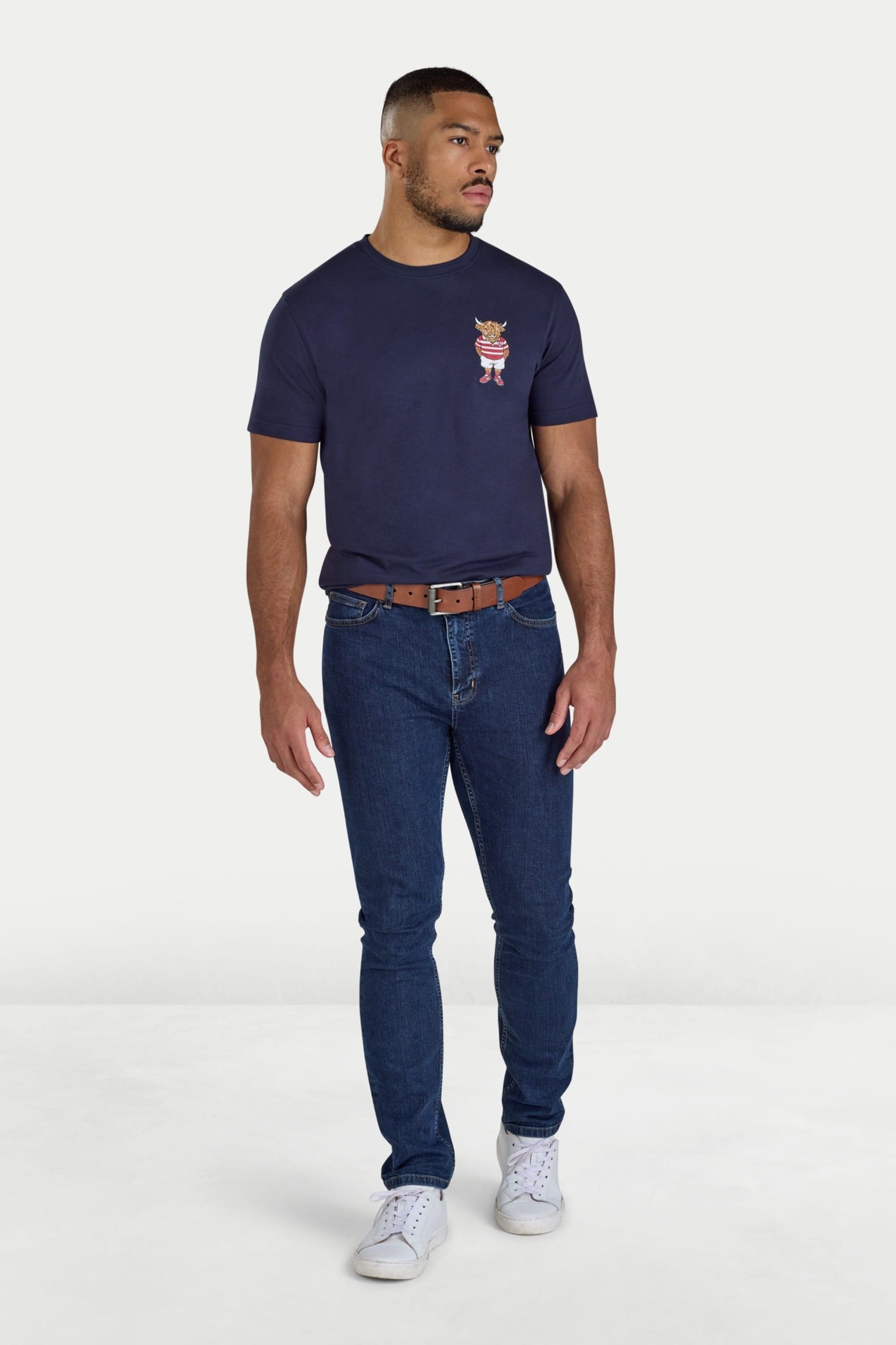 raging bull Raging Bull Men's Bully Boy T-Shirt in Navy - 4