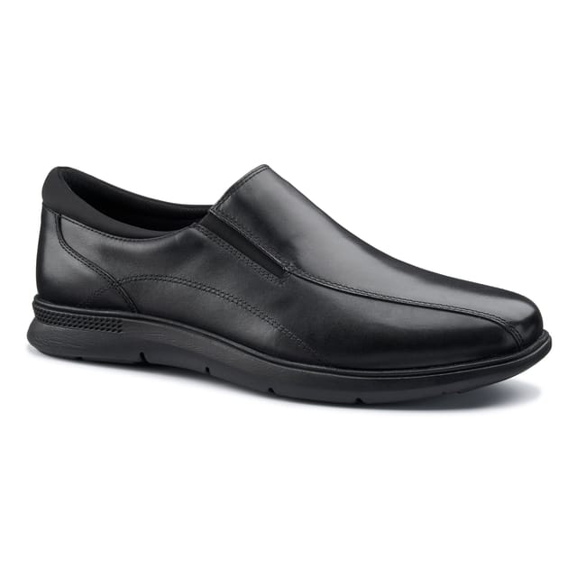 Hotter Hotter Men's 'Xavier' Slip-On Shoes in Black - 2