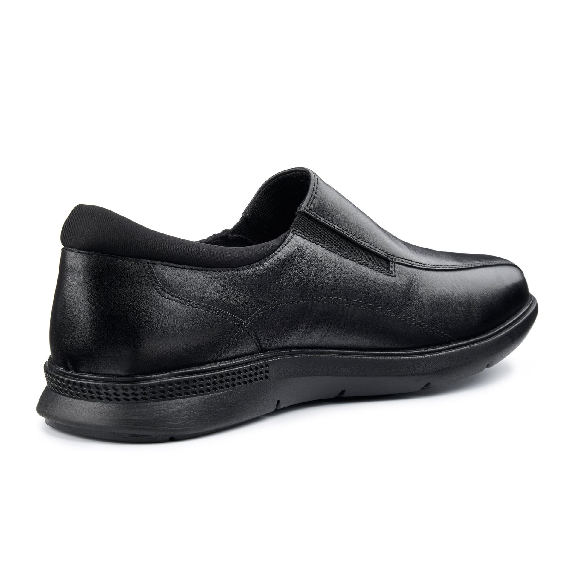 Hotter Hotter Men's 'Xavier' Slip-On Shoes in Black - 4