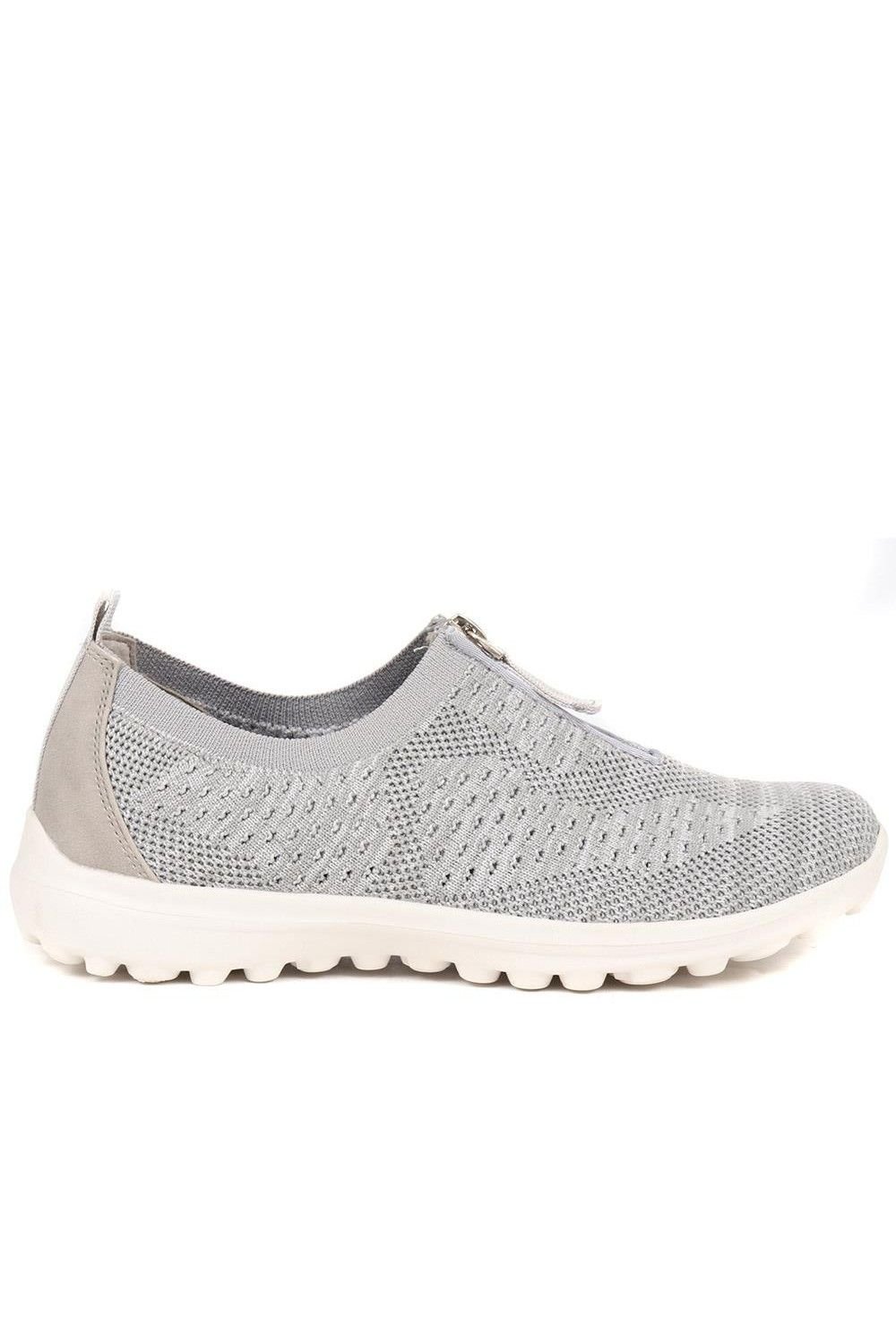 Pavers Pavers Women's Memory Foam Trainers in Grey - 2