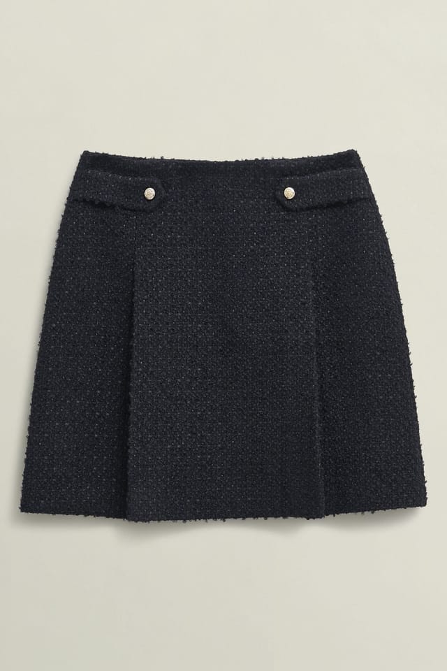 Hobbs London Hobbs London Women's Seraphina Skirt in True Black - 2