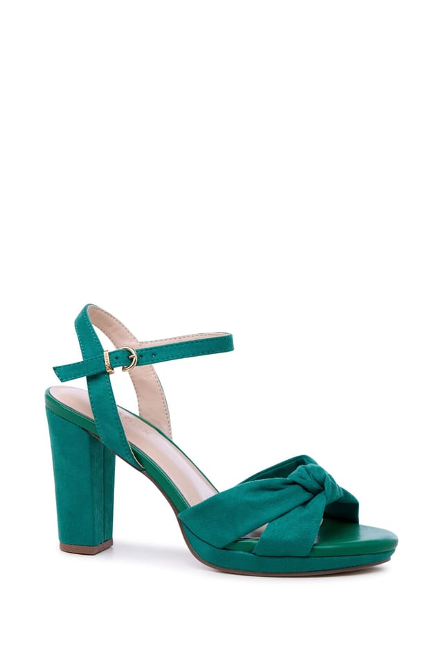 Paradox London Paradox London Women's 'Lani' Platform Sandals in Emerald - 2