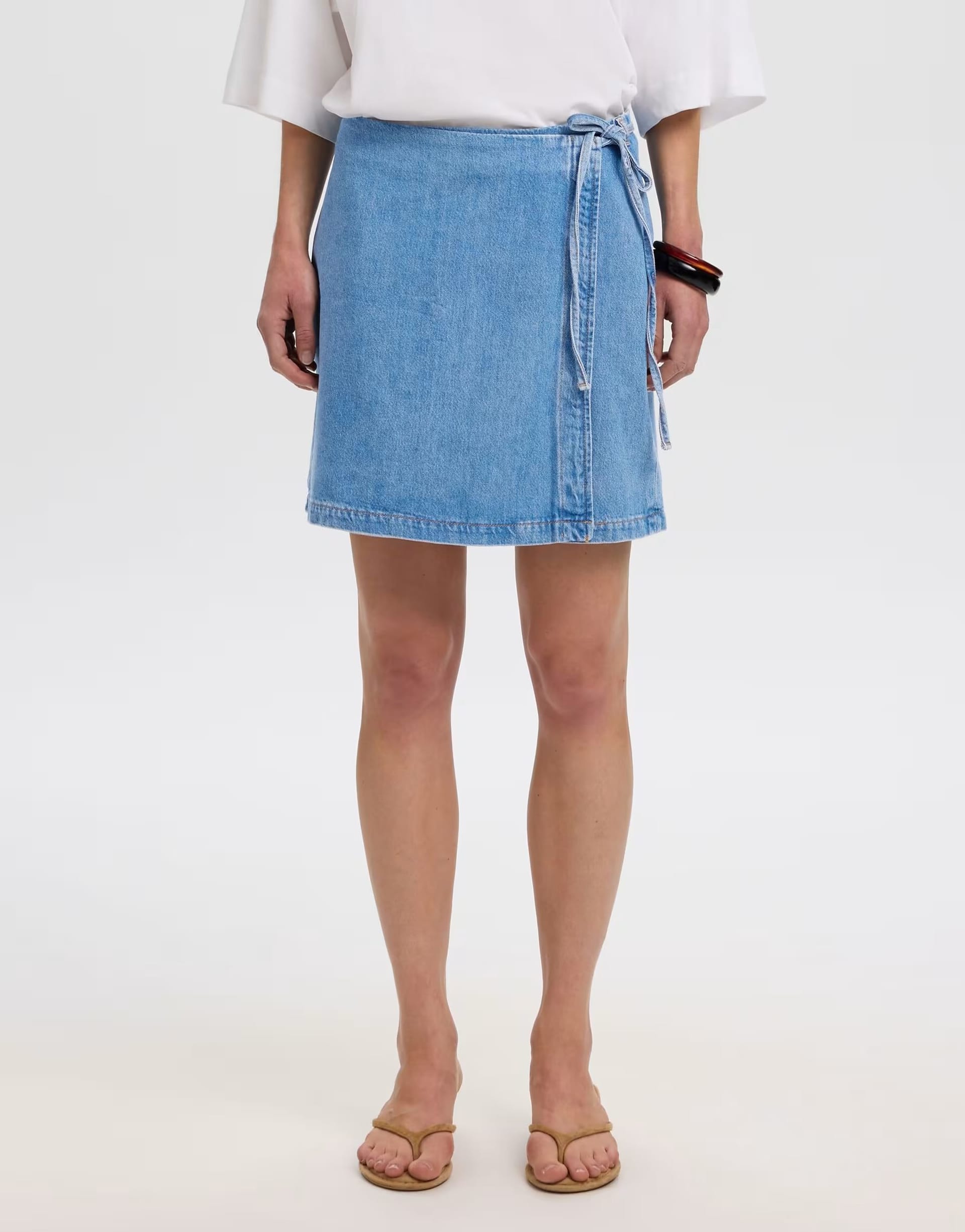 ASOS Medium Blue Denim Mini Skirt