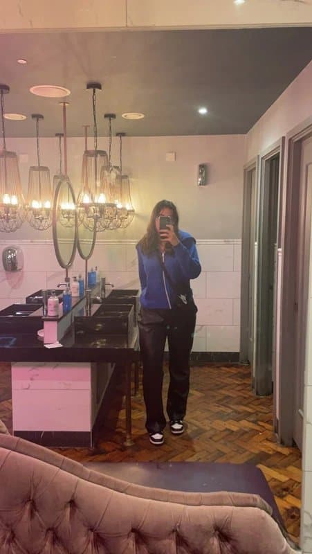 ASOS Asos Black Faux Leather wide leg trousers