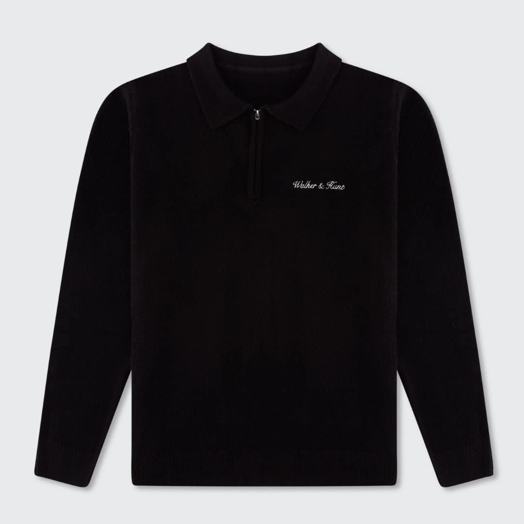 Walker & Hunt Walker & Hunt Men's Fluffy Zip in Black