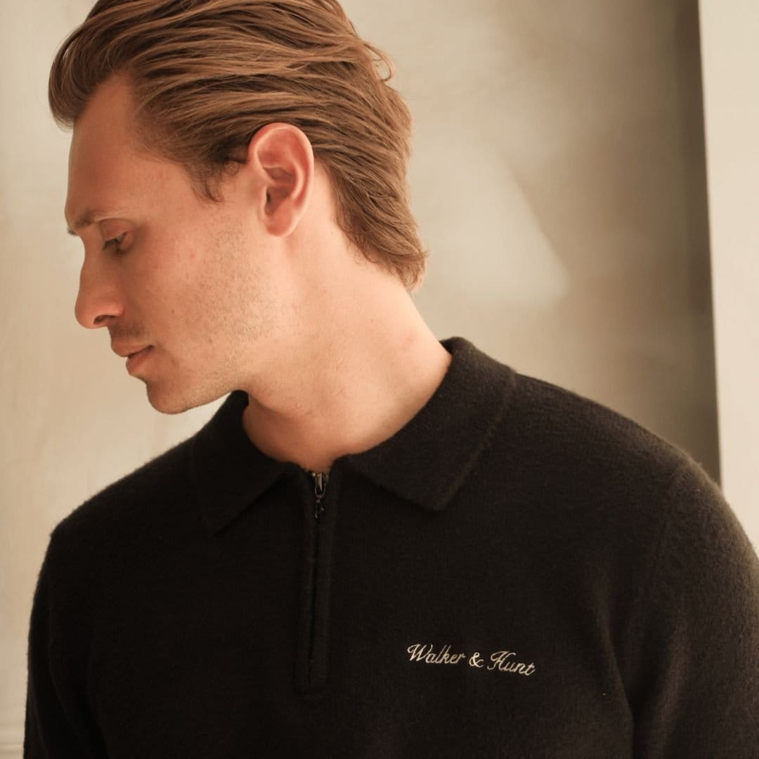 Walker & Hunt Walker & Hunt Men's Fluffy Zip in Black - 4