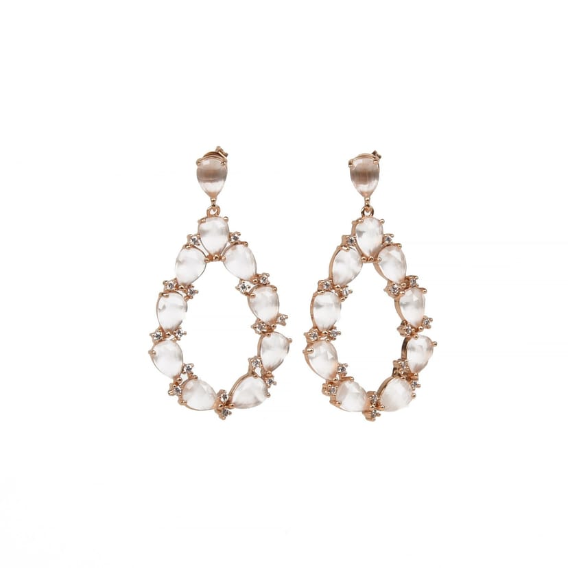 Addicted 2 Addicted 2 Women's Tacita White Dangle Earrings - 1