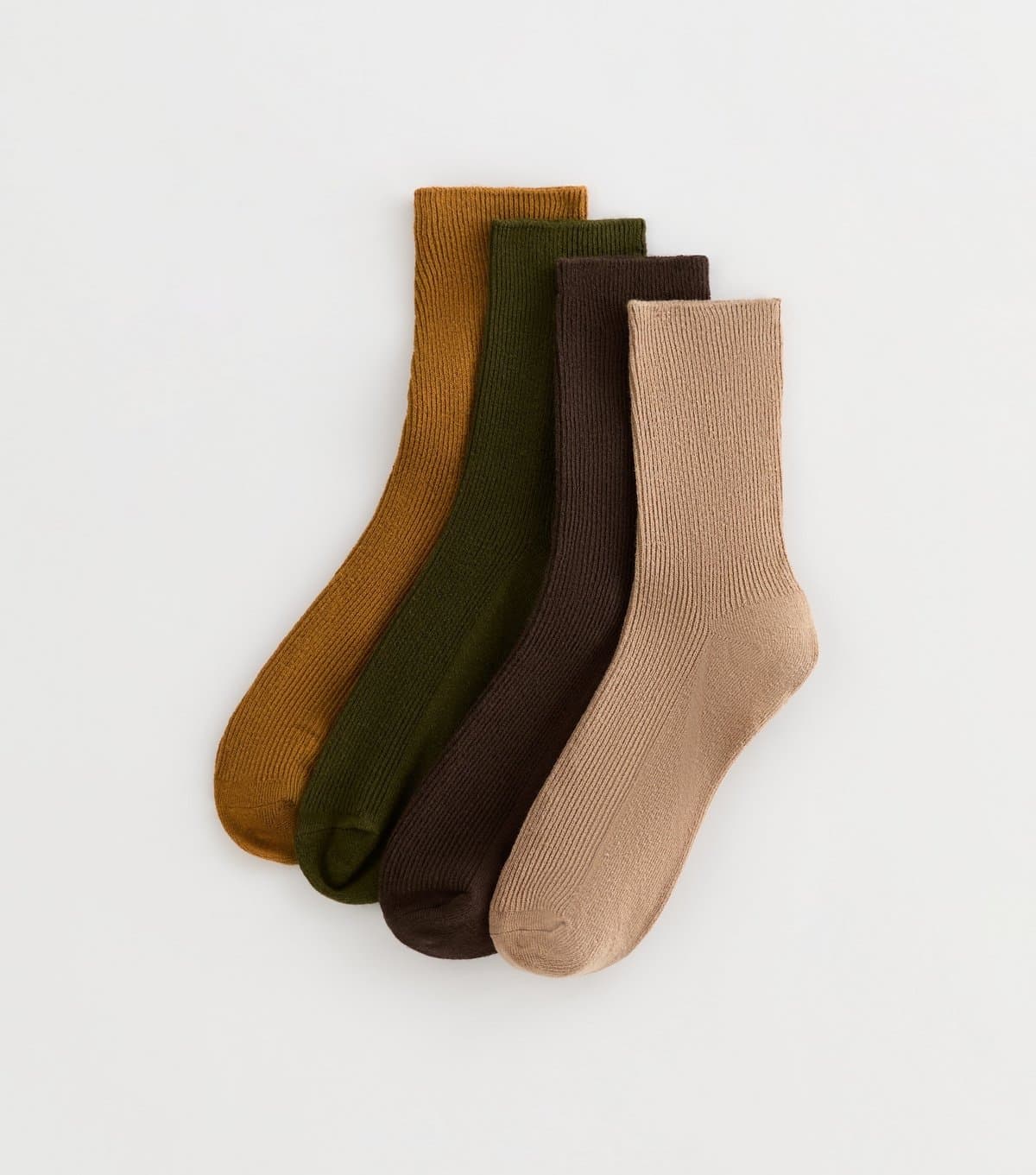 New Look Pack of 4 Multicolour Ribbed Socks New Look