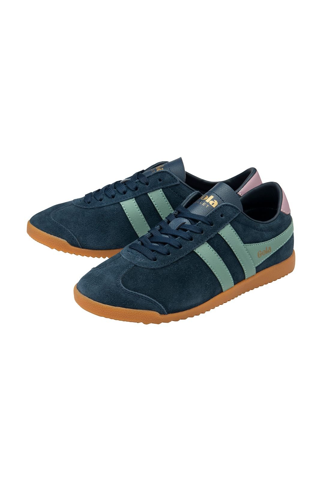 Gola Classics Gola Classics Women's 'Bullet Suede' Lace-Up Trainers in Navy - 3