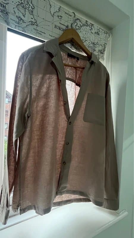 ASOS ASOS plan brown shirt