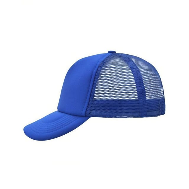 Myrtle Beach Myrtle Beach Men's Mesh 5 Panel Trucker Cap in Pale Blue - 3