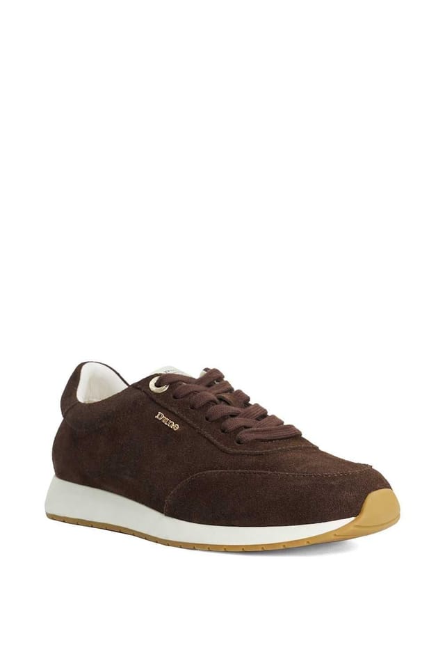 Dune London Dune London Women's 'Ettah' Suede Trainers in Brown - 2