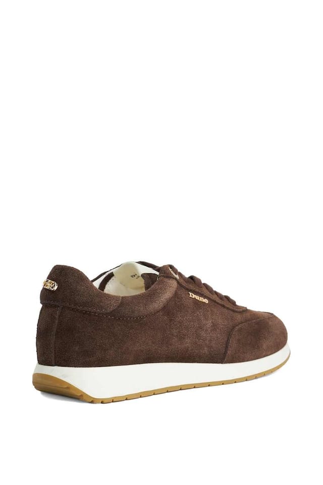 Dune London Dune London Women's 'Ettah' Suede Trainers in Brown - 3
