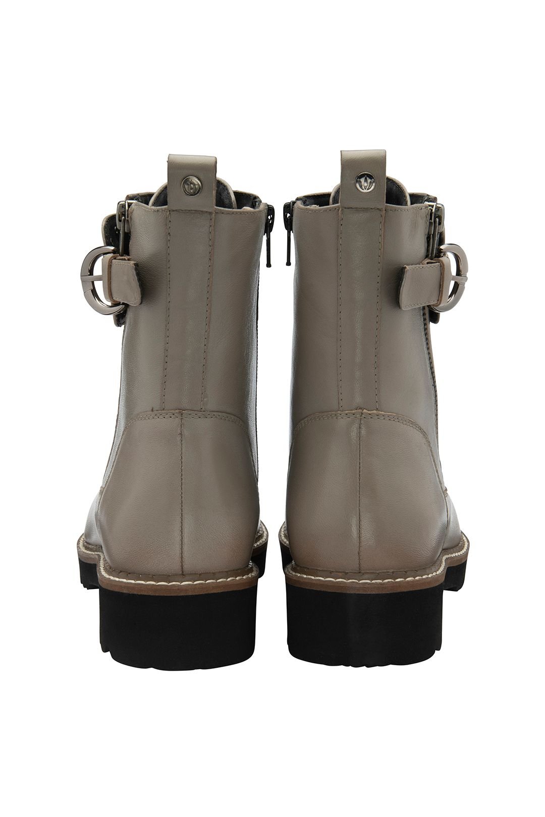 Lotus Lotus Women's 'Foster' Leather Ankle Boots in Beige - 3