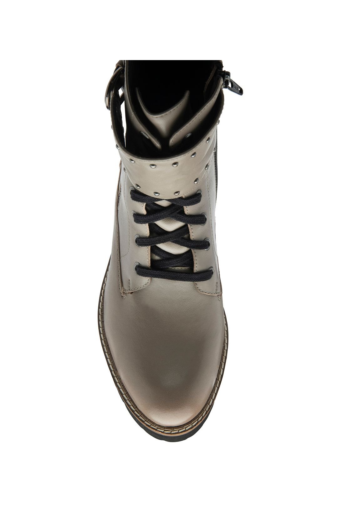 Lotus Lotus Women's 'Foster' Leather Ankle Boots in Beige - 4