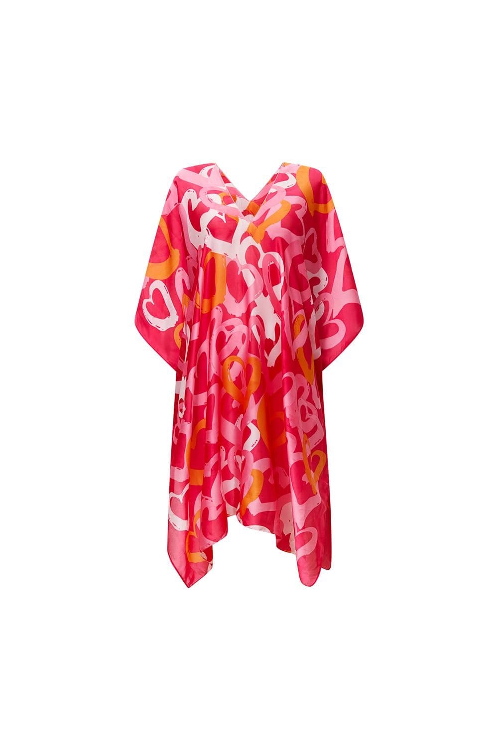 James Lakeland James Lakeland Women's Red Heart Print Kaftan - 4