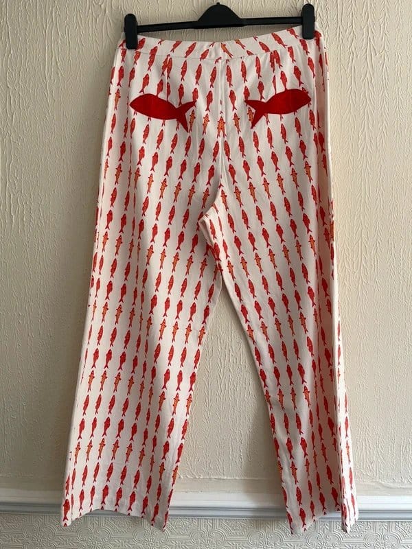 Never Fully Dressed Never fully dressed Cream Marina Marra Trousers size UK 14 - 1