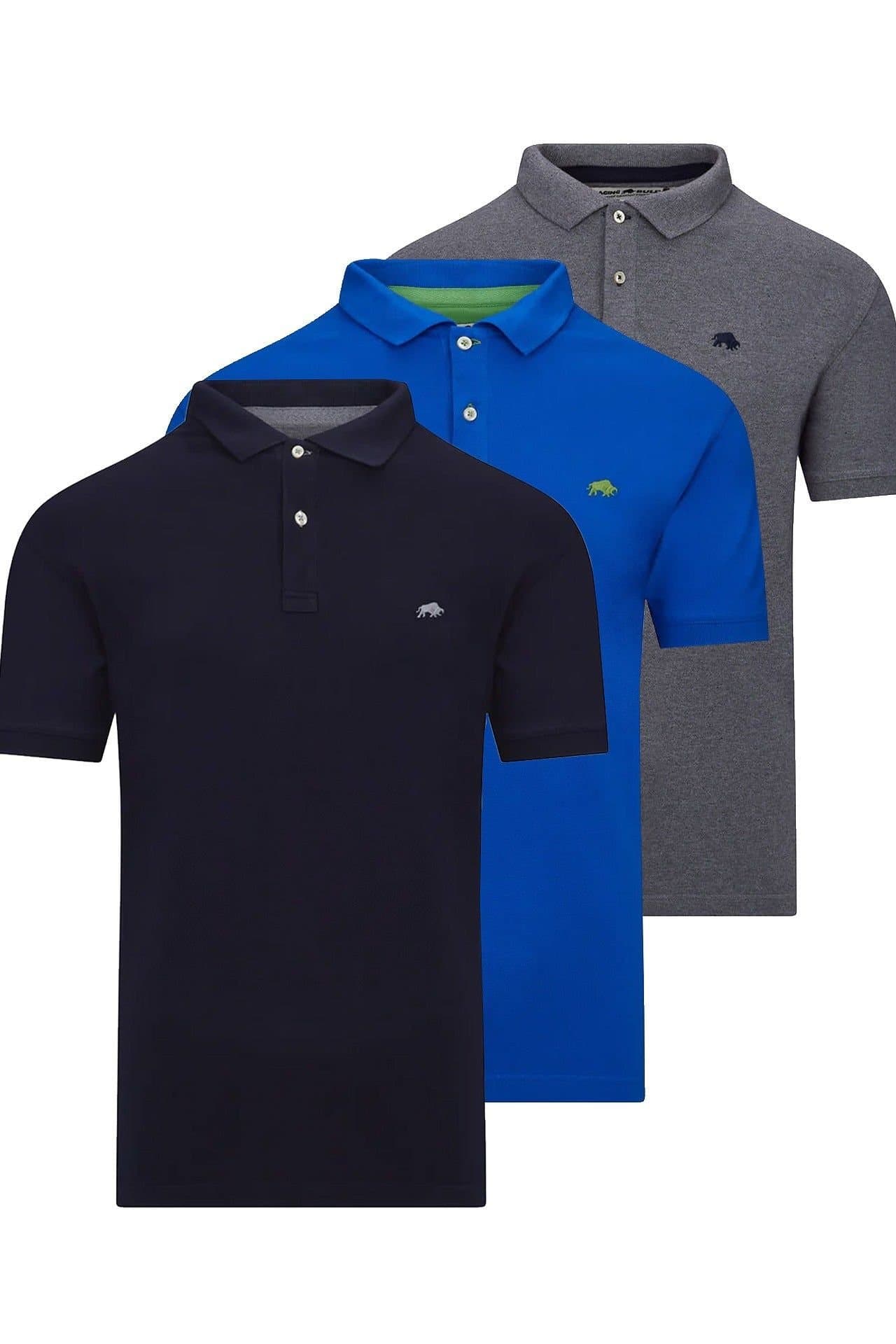 raging bull Raging Bull Men's Multipack Classic Polo