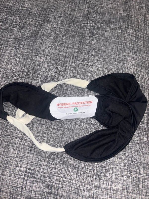ASOS Black & Cream Bikini Bottoms