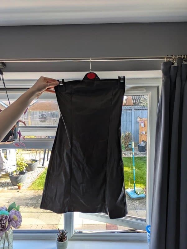 Bershka Bershka leather short dress size S