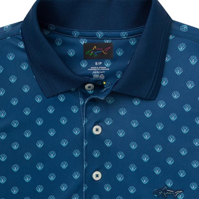 Greg Norman Greg Norman Men's Legacy Crest Golf Polo Shirt in Navy - 3
