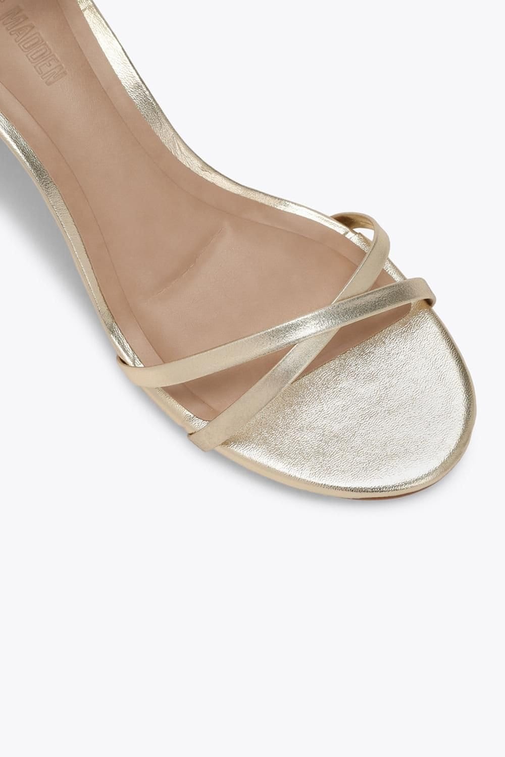 Steve Madden STEVE MADDEN Women's 'Rae 045' Leather Heels in Gold - 4