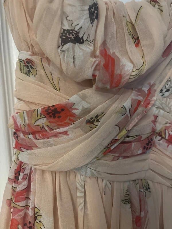 ASOS ASOS women’s BNWT pink floral one shoulder dress-  8 #weddingguest  #spring #occasiondress