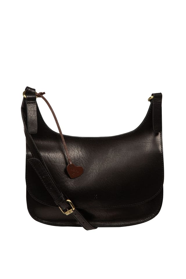 NiNa Amora NiNa Amora Women's 'Elettra' Leather Cross Body Bag in Black - 2
