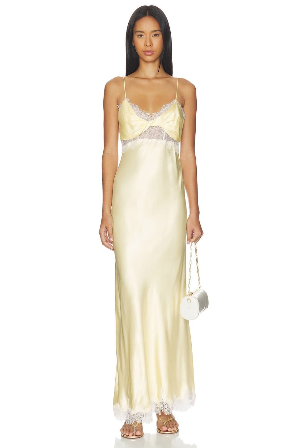revolve Taryn Lace Detail Maxi Dress