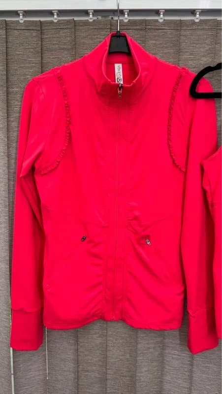 vasana yoga Vasana yoga pink activewear set gym top jacket size M uk 12