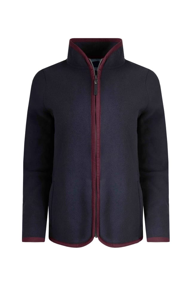 Weird Fish Weird Fish Women's Tiana Full Zip Polar Fleece in Midnight - 2