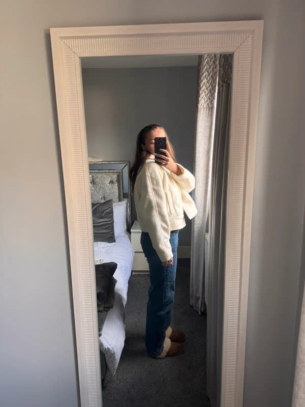 Bershka Bershka Cream Coat