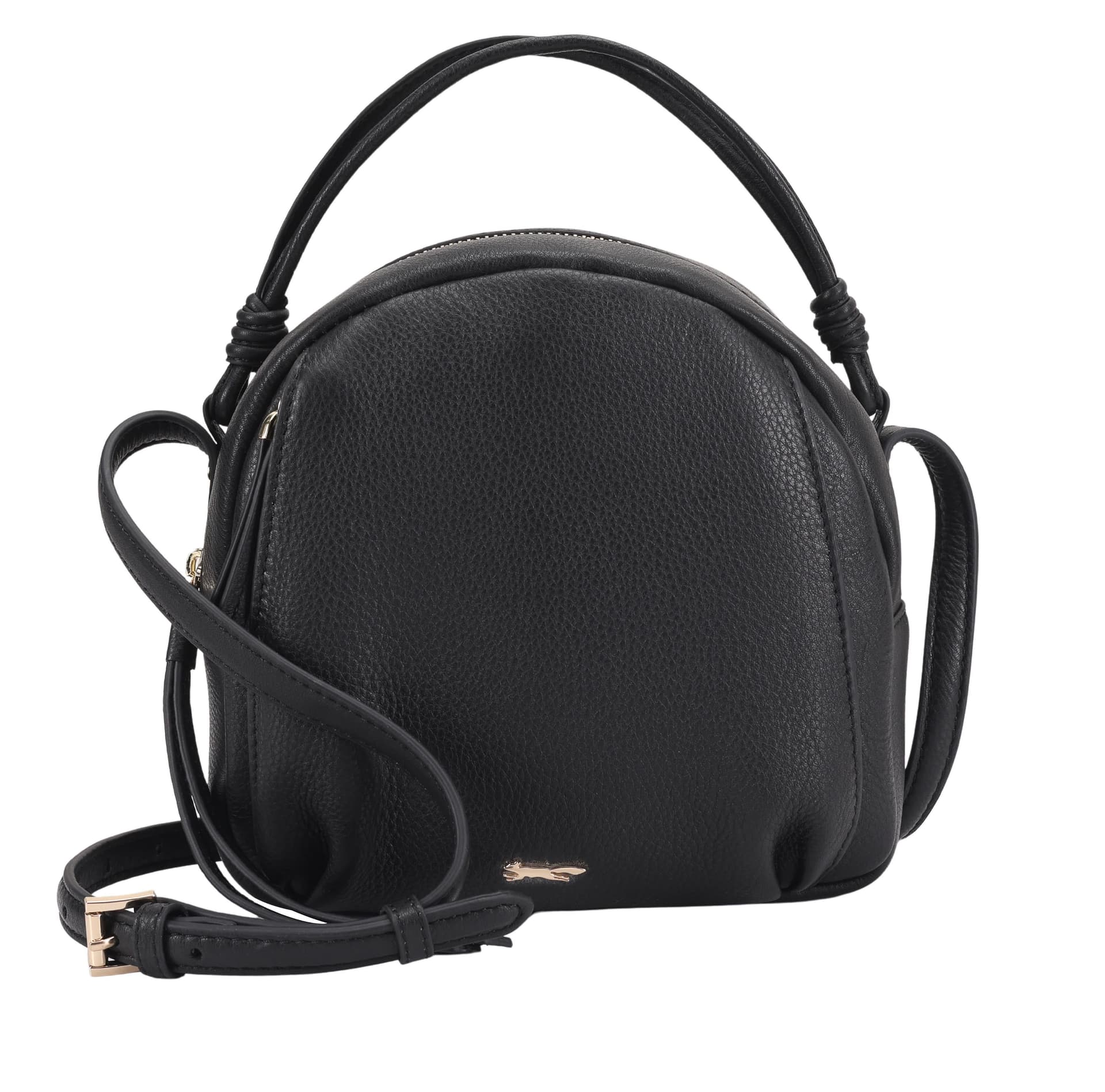Paul Costelloe Paul Costelloe Women's Pia Leather Cross Body Bag in Jet Black