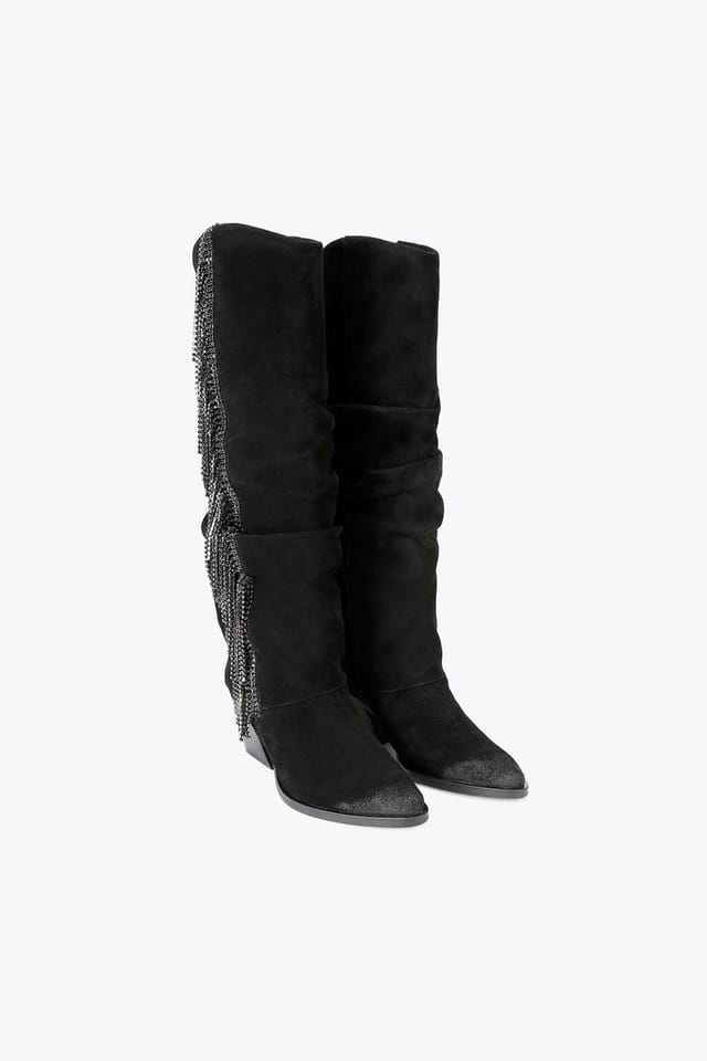 KG Kurt Geiger KG Kurt Geiger Women's 'Tempt' Suede Boots in Black - 2