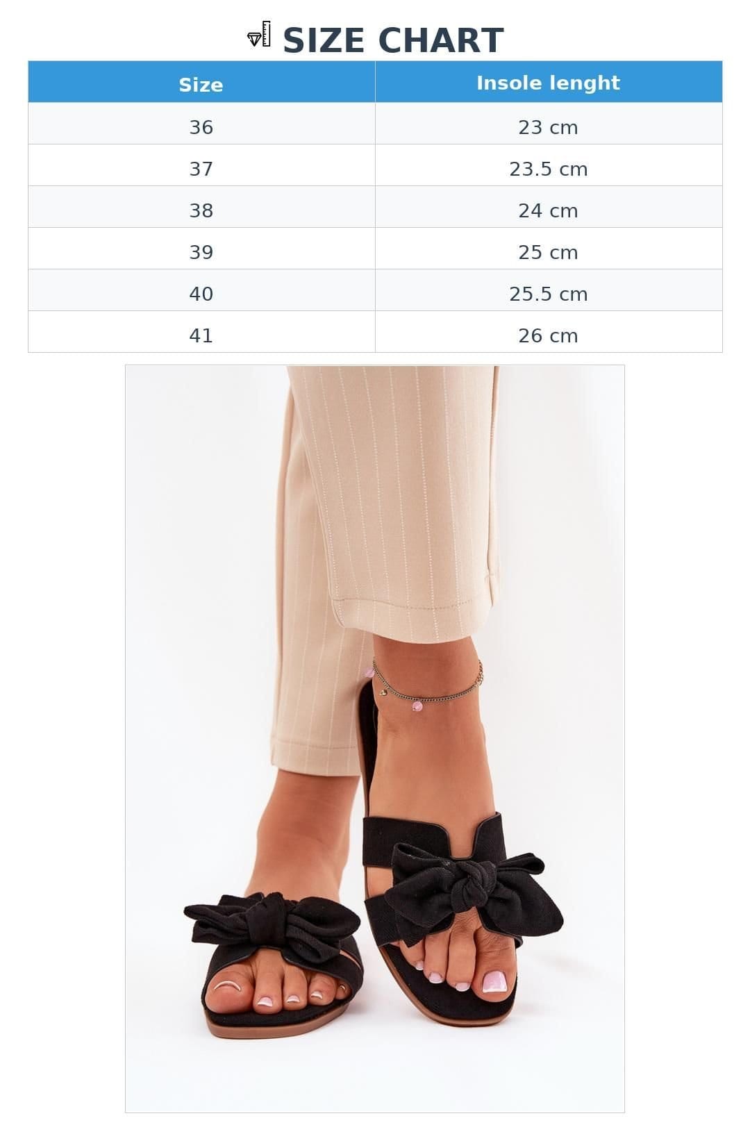 Love Lace Love Lace Women's Textile Flat Heel Flip Flops with Bow Cutout Design Comfort in Black - 4