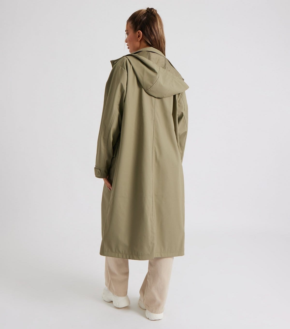 Urban Bliss Women's Green Hooded Raincoat Urban Bliss New Look - 4