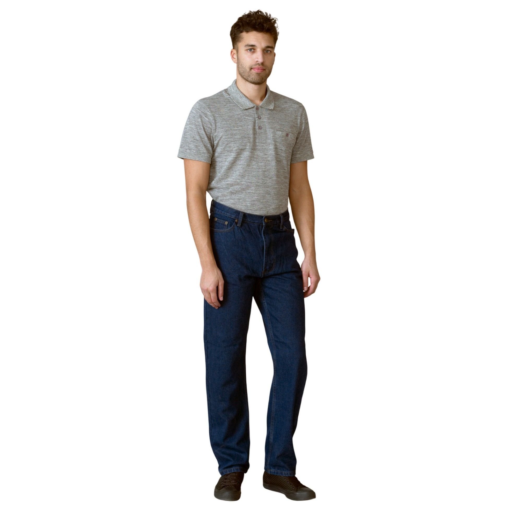 Duke Clothing Duke Clothing Men's Rockford Comfort Fit Jeans in Indigo - 3