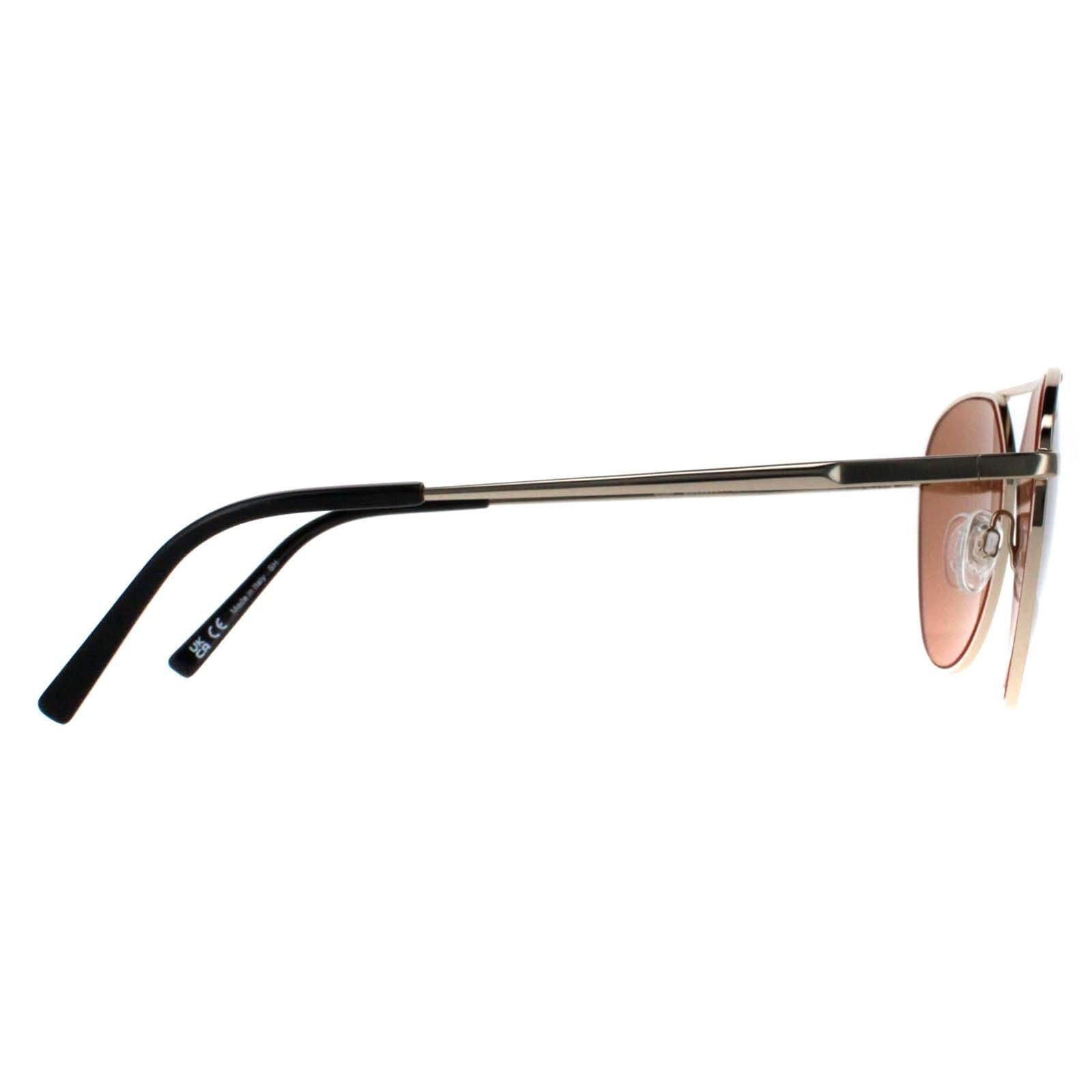 Serengeti Serengeti Men's Aviator Shiny Light Gold Saturn Polarized Odell - 4