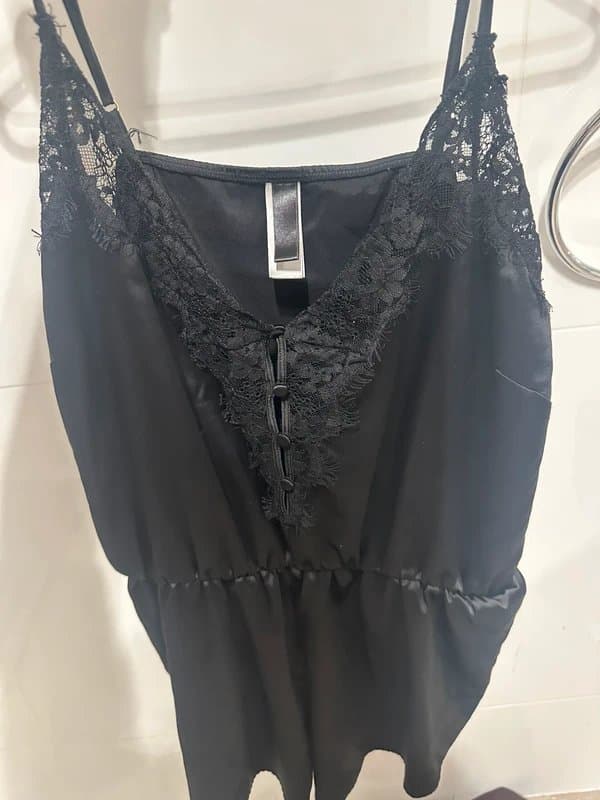 ASOS Black laced silkLingerie