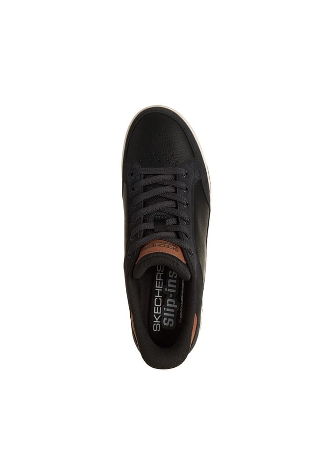 Skechers Skechers Men's RECOIL PERSIUS Slip-Ins Leather Sneaker Black - 2