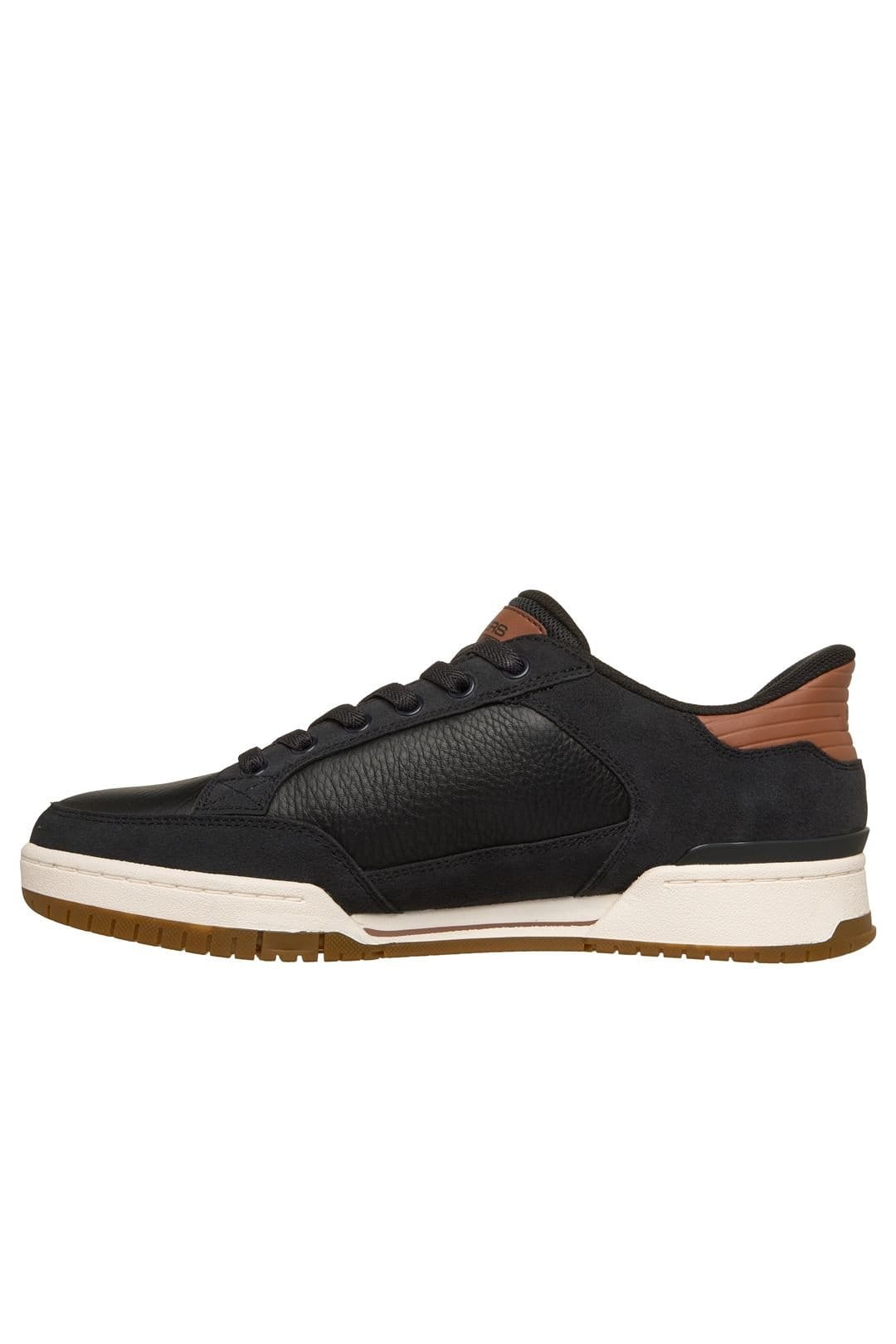 Skechers Skechers Men's RECOIL PERSIUS Slip-Ins Leather Sneaker Black - 4
