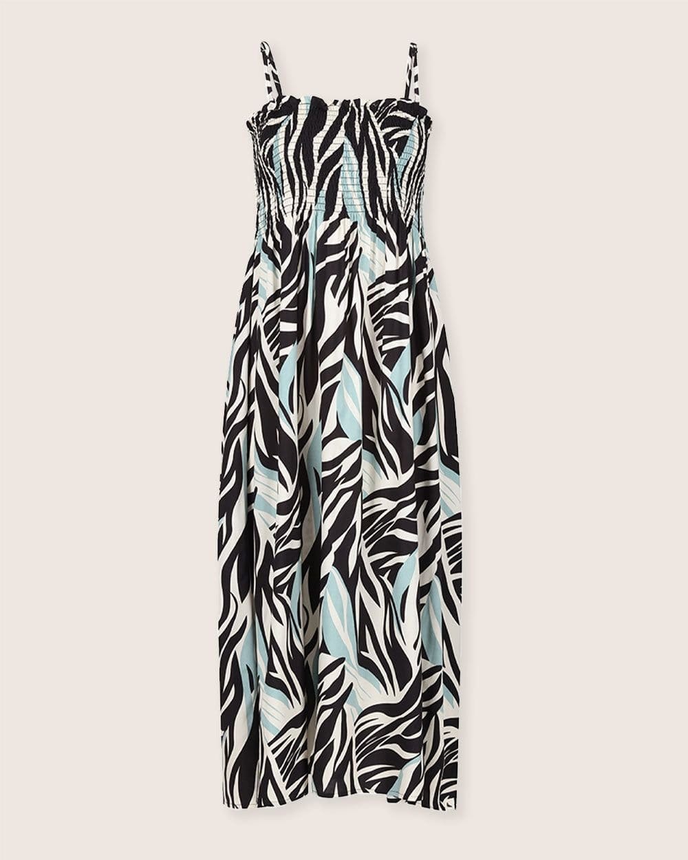 Turtledove London Turtledove London Women's Zuri Multicolour Zebra Twirl Print Multifunctional Maxi Skirt - 4