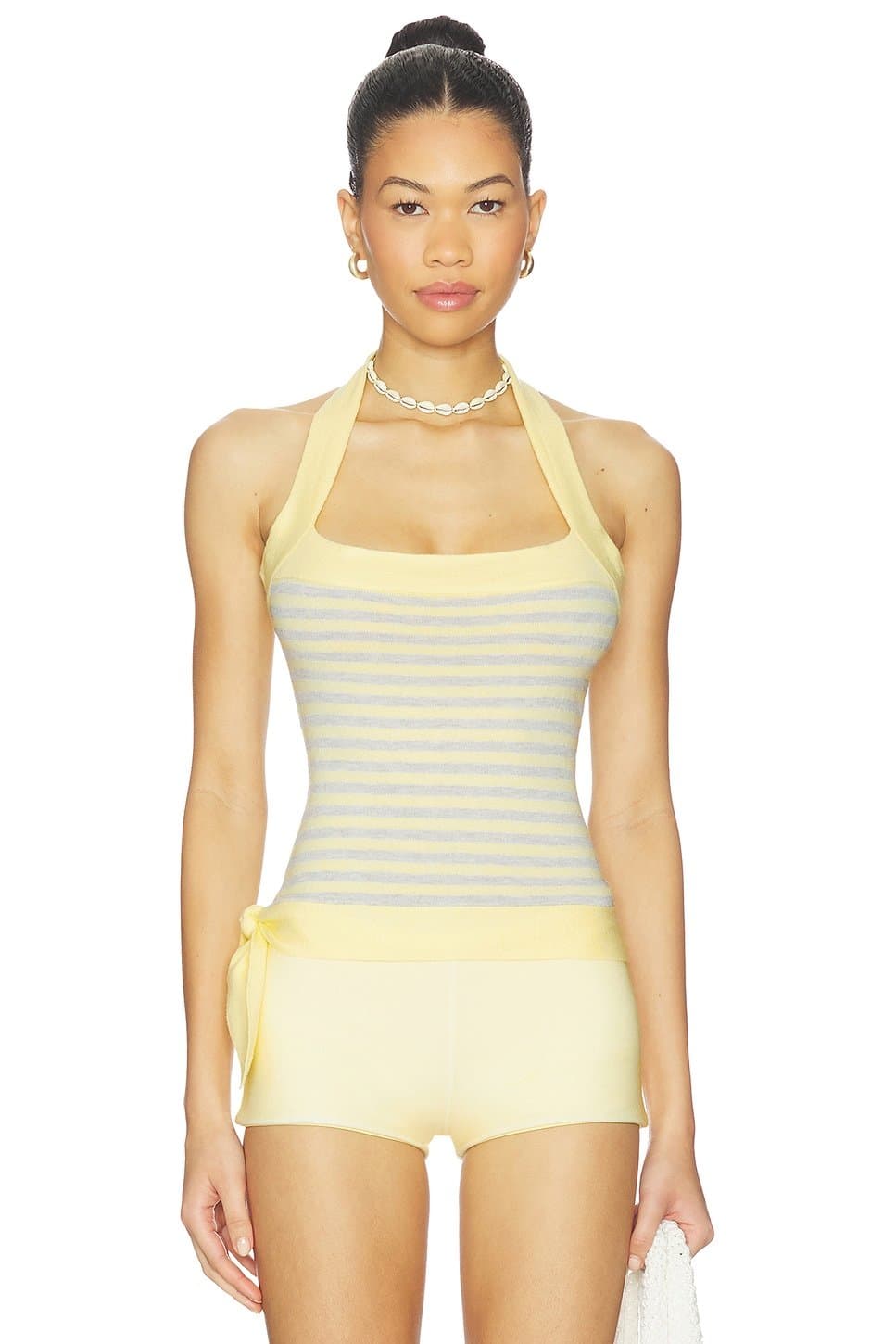 revolve Quinn Cloud Knit Halter Top