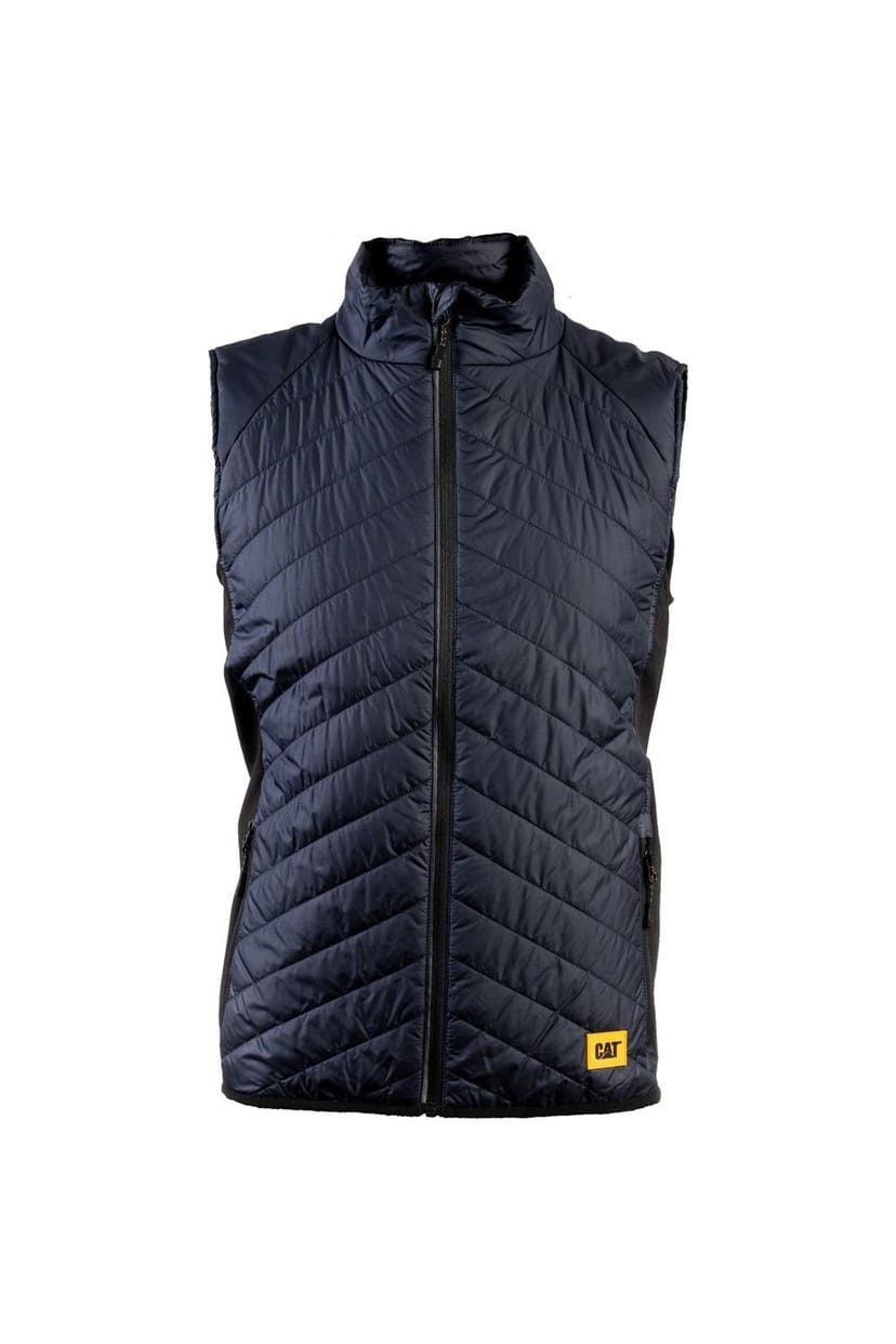 Caterpillar Caterpillar Men's Trades Hybrid Body Warmer in Navy - 1