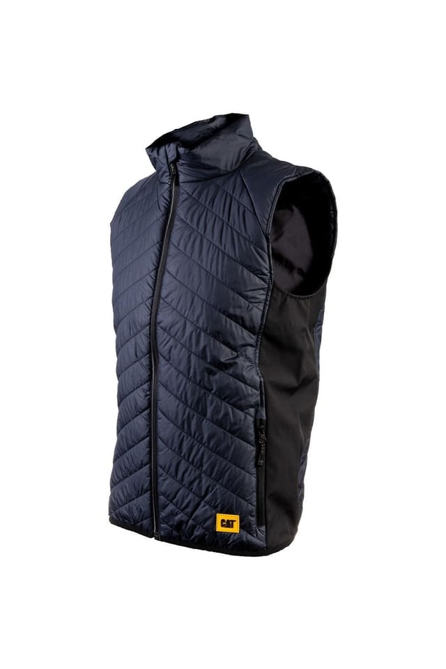 Caterpillar Caterpillar Men's Trades Hybrid Body Warmer in Navy - 2