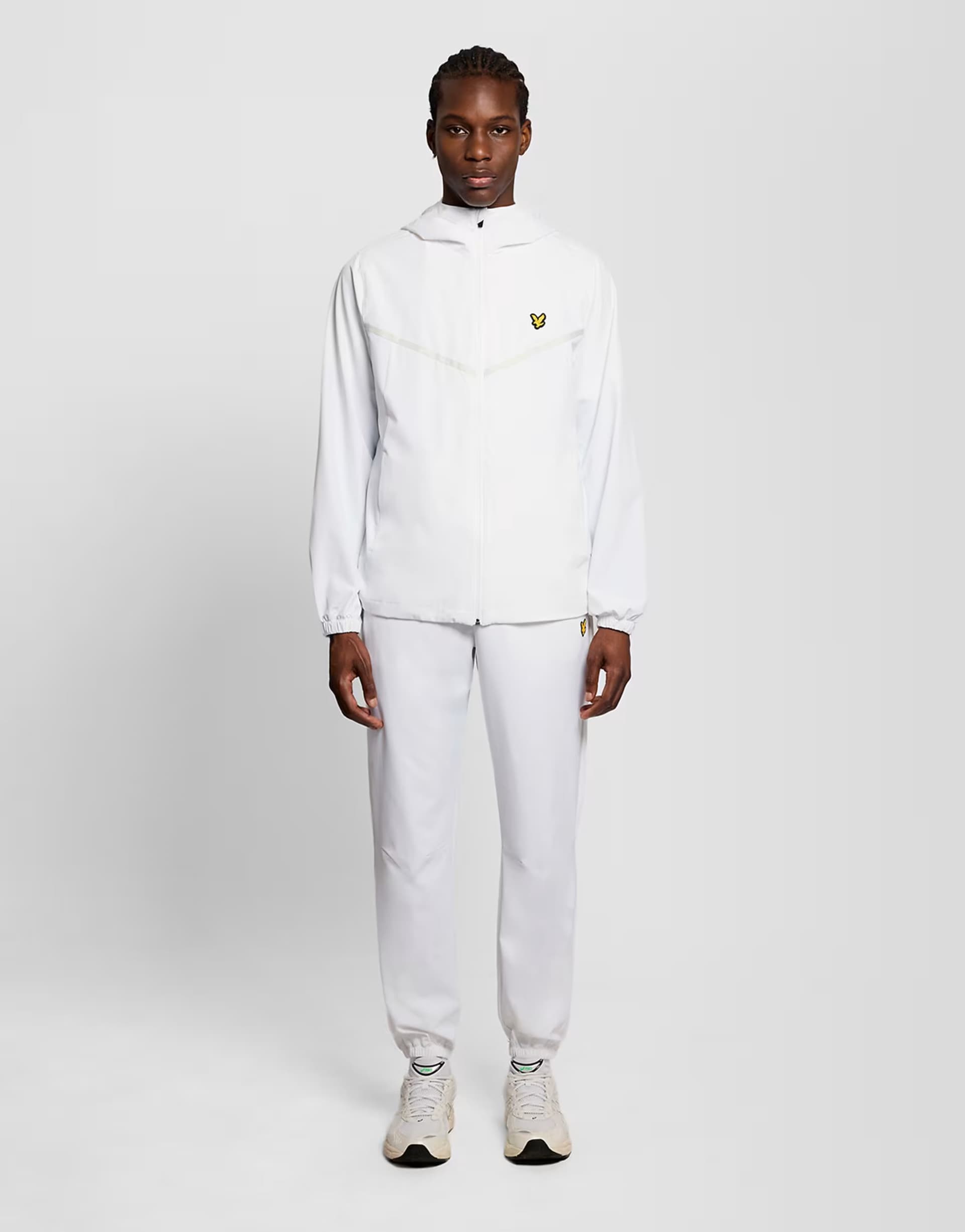 ASOS Lyle & Scott Trousers striped trackies in 626 white