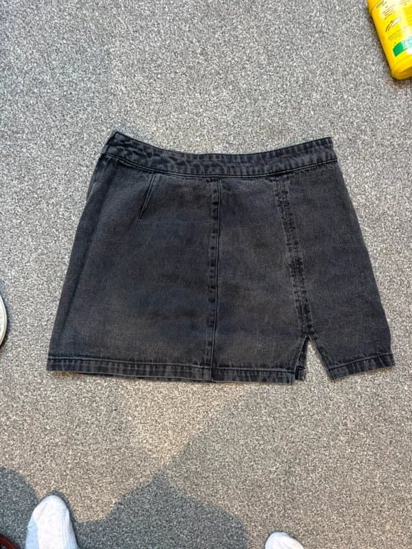 ASOS Black denim skirt