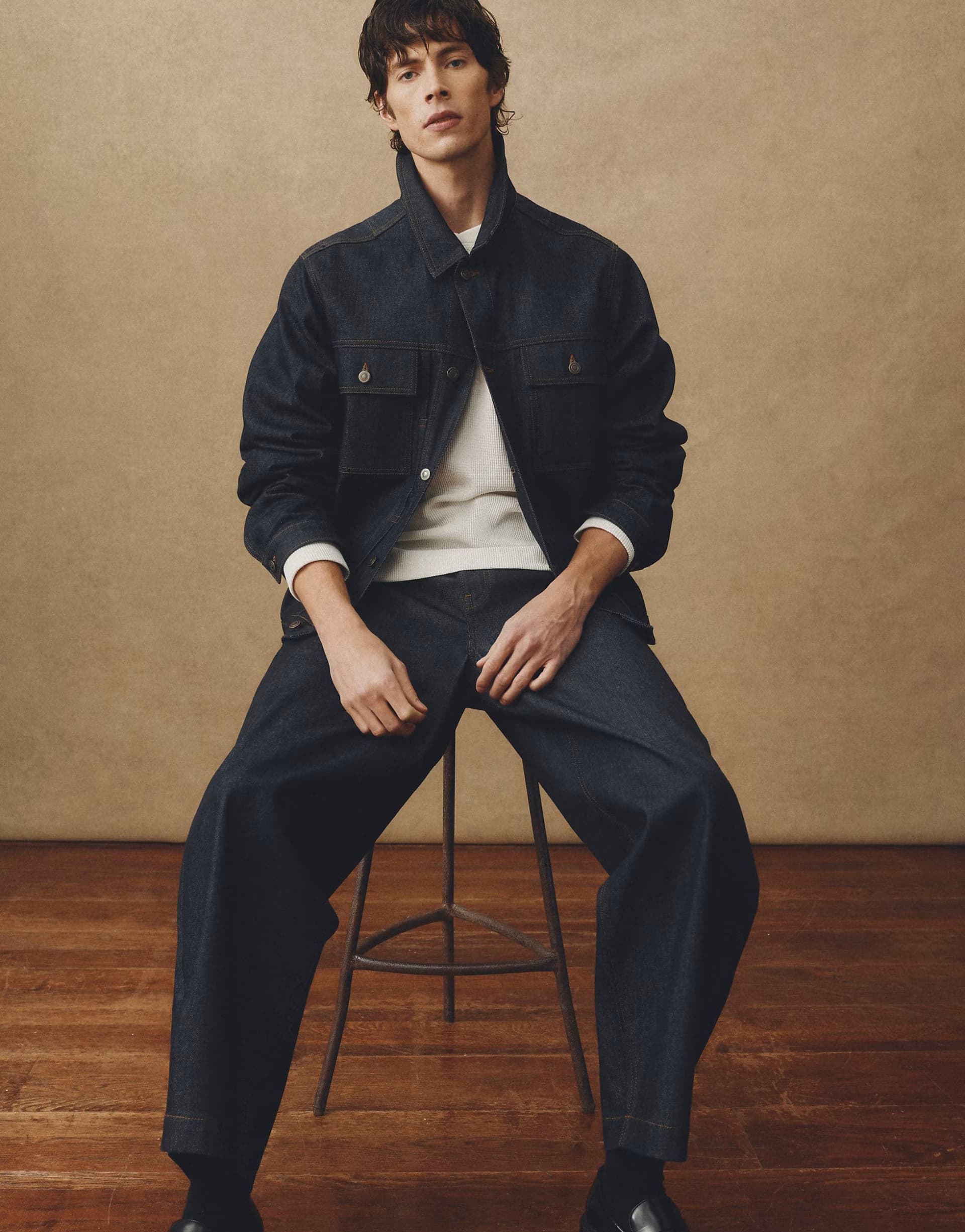 ASOS ASOS COLLECTIVE co-ord classic fit denim jacket in raw indigo